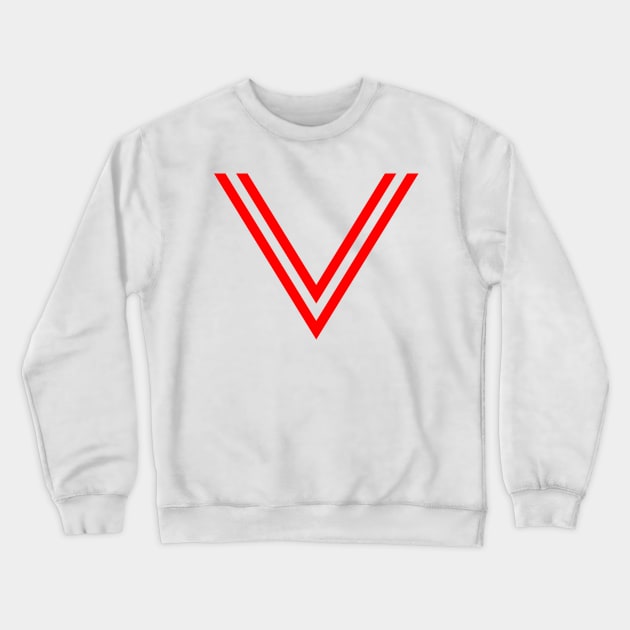 England Rugby League Retro V Chevron Crewneck Sweatshirt by Culture-Factory